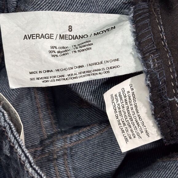 Anne Klein Wide Leg Jeans Womens Size 8 28x30 Blue Denim High Waist - Picture 8 of 10